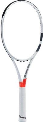

Babolat PURE STRIKE SUPERLITE (Grip2) White, Red Unstrung Tennis Racquet(42/8, 270 g), Red;white