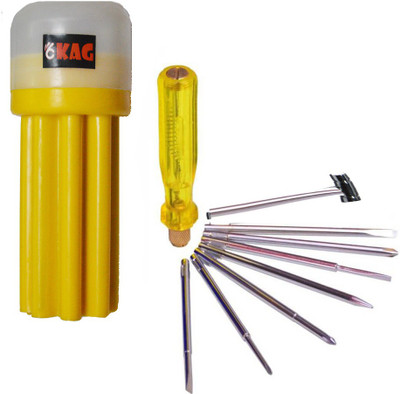 

KAG S705 Combination Screwdriver Set, Yellow box