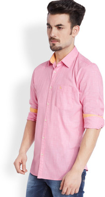 

Parx Men's Checkered Casual Red Shirt