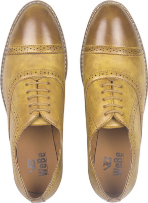 

WeBe Brogues For Men(Tan