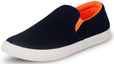 Crown Slip On Sneakers For Men(Blue