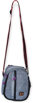 

NC Men & Women Grey Canvas Sling Bag