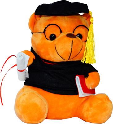 

Shop4everything Mr Graduate Bear with Music - 18 cm(Brown)