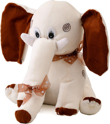 Toys Factory Big Ear Elephant Soft Toy - 28 cm(Blue)