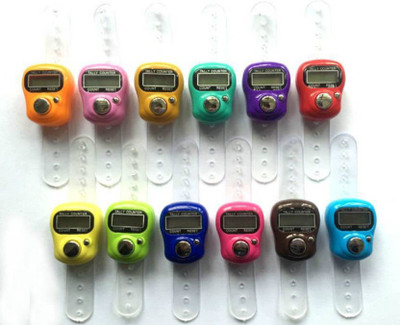 Aryshaa Small Size Multicolor Electronic Finger Counter (Pack of 12 Pc) Digital Tally Counter(Multicolor Pack of 12)