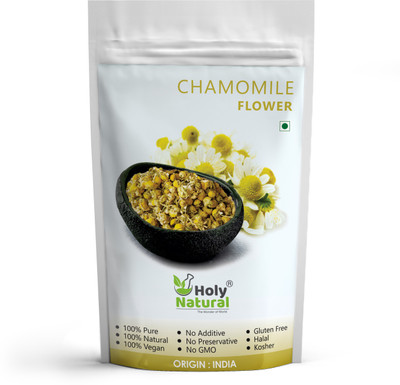 

Holy Natural Chamomile Flower - 50 GM Herbs Herbal Tea(50 g, Pouch)
