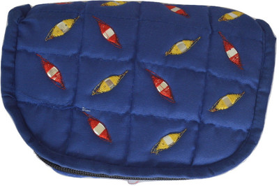 

NavRup Handworks Cosmetic Pouch(Blue)