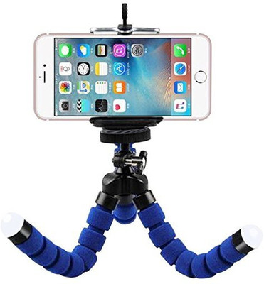 

AVMART Blue Mini Flexible Sponge Octopus Stand Tripod Mount ForSupport All Kinds of Mobile Phone Models Under 5.8 inch (Well fits iPhone 6, 6 Plus 5 5S 5C, Samsung, etc Camera Video) Tripod(Blue, Supports Up to 200 g)