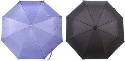 

Feathers Folding Umbrella Umbrella(Black, Blue)