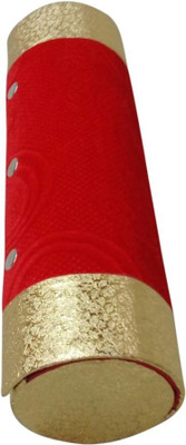 

DP_CRAFT Stylish Round Vevlet & Golden Color Bnagles box bangles box Vanity Box(Golden, Red)