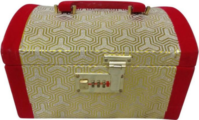 

DP_CRAFT New Desing Stylish Multi Color Bnagles Box , Vanity Box Size : 24*15*18 Cm Bangles Box Vanity Box(Golden, Red)
