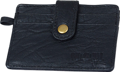 

Mogoul Men Black Genuine Leather Card Holder(5 Card Slots), Blkpumw201810