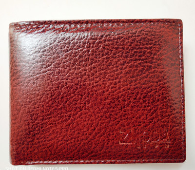 

ZMODA Boys Brown Genuine Leather Wallet(6 Card Slots), Br0wn