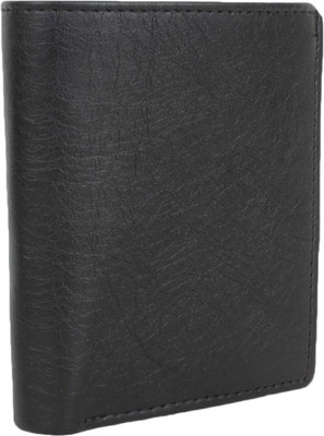 

Girl's Fashion Store Men Brown Artificial Leather Wallet(5 Card Slots), Black