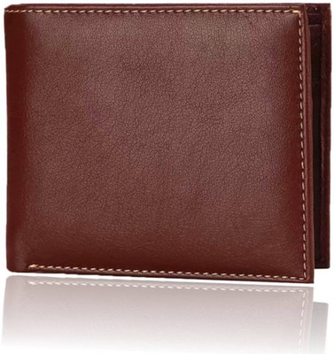 

SOFTA RETAIL Men Brown Genuine Leather Wallet(8 Card Slots)