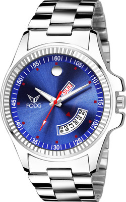 

Fogg 2057-BL Blue Day and Date Watch - For Men