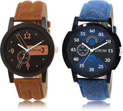 

LOREM 01-02 Attractive Stylish Combo Watch - For Men