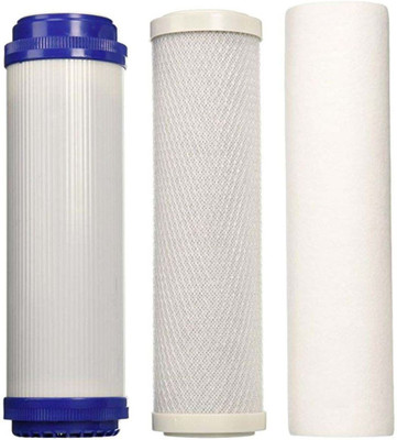 

Orange 10" Inline Filter set Spun, GAC, CTO Media Filter Cartridge(10, Pack of 3)