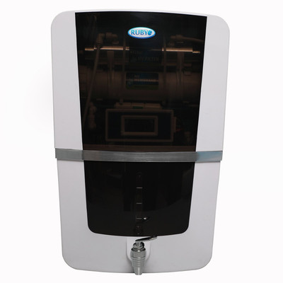 

Ruby Display Model 10 L RO + UV + UF Water Purifier(White & Black)