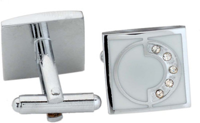 tiekart Metal Cufflink(Silver)