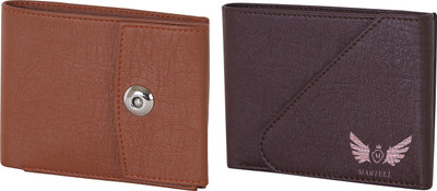 

Martell Men Brown Artificial Leather Wallet(4 Card Slots)