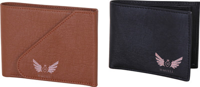 

Martell Men Black Artificial Leather Wallet(6 Card Slots), Brown