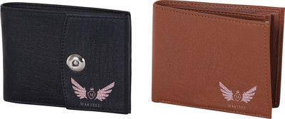 

Martell Men Brown Artificial Leather Wallet(4 Card Slots), Black