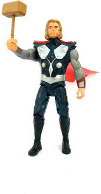 

oviwa Avengers Thor Action Figure with weapons and LED light fuction Age Of Ultron Action Figure Twist and Move Avengers Toy For Kids(Multicolor)
