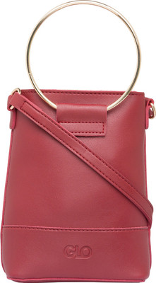 

Globus Solid Sling Bag Sling Bag(Red, 6 inch)