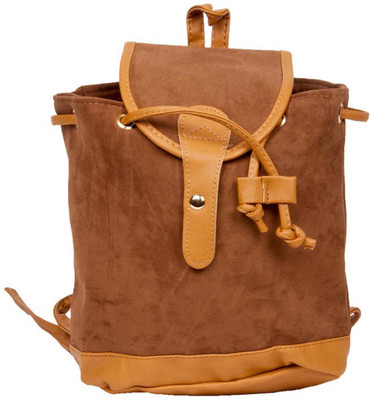 

Aliado Velvet Solid Brown Backpack P3V634 Backpack(Brown, 5 inch)