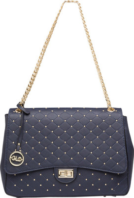 

Globus Quilted Handbag Shoulder Bag(Blue, 14 inch)