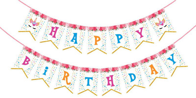 

PARTY PROPZ Party propz™ Unicorn Banner / unicorn party supplies for birthday / unicorn happy birthday banner(UNIBU05) Banner(6.5 ft, Pack of 1)