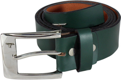 

Bulchee Men Casual, Formal Green Genuine Leather Belt