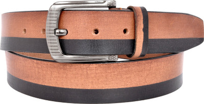 

Ajeraa Men Casual Brown Genuine Leather Belt