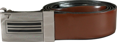 

Bulchee Men Casual, Formal Black, Brown Genuine Leather Belt, Black;tan