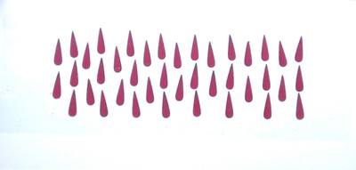 

shri ji collection SJC MAROON TILAK BLACK SHADE PLAIN BINDI Forehead Maroon Bindis(Tilak)