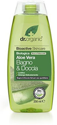 

Dr Organic Aloe Vera Body Wash Bath and Shower Gel Polysaccharide Rich Daily Bath & Cleansing(250 ml)
