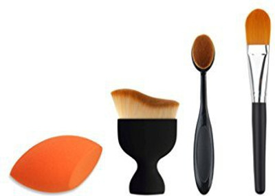 

FantasyDay 3 Pcs Pro Foundation Blending Blush Eye Face Liquid Powder Cream Cosmetics Brushes(Pack of 3)