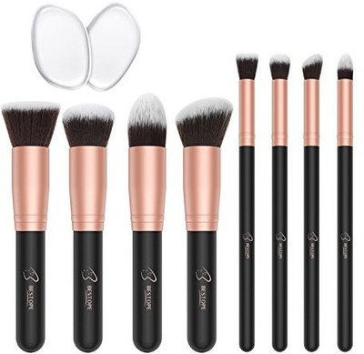 

BESTOPE BEBESTOPE 8PCS Synthetic Professional Makeup Brushes Cosmetic Brushes Set Foundation Blending Blush Eyeliner Face Powder Makeup Brushes Set(Pack of 8)