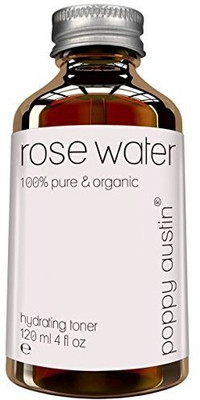 

Poppy Austin Pure Rose Water Facial Toner By Vegan CrueltyFree Organic Hand Made(120 ml)