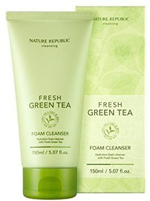 

Nature Republic Fresh Green Tea Foam Cleanser(150 ml)