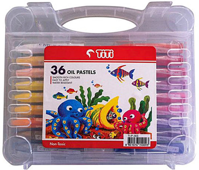 

kidoz kingdom TITI 36 OIL PASTELS COLORS(Multicolor)