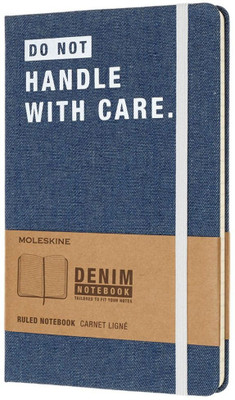 Moleskine A5 Note Book(Le Ruled Denim Notebook Don'T Handle Large, Denim)