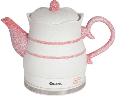 

Koryo KEK 1413CSR Electric Kettle(1.2 L, White, Red)