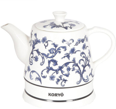 

Koryo KEK 1350 Electric Kettle(1 L, White, Blue)