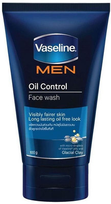 

Vaseline Men Oil Control Face Wash, Glacial Clay - 100g Face Wash(100 g)