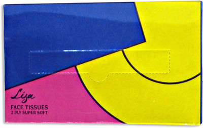 

Lisa Facial Tissue Paper Packet - 100 pulls(Pack of 100)