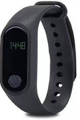 

Technuv M2 Black Smart Fitness Band (Black) (Black Strap Regular) Fitness Band(Black, Pack of 1)
