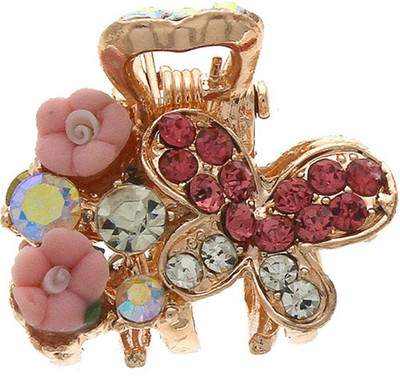 

Anuradha ARt jewellery Butterfly hair Clip Hair Claw(Gold)
