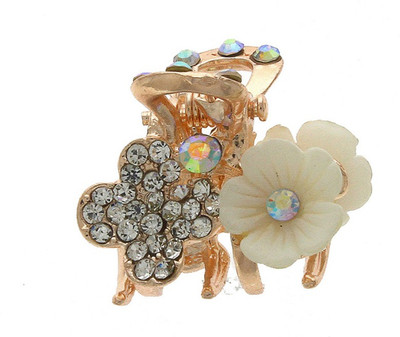 Anuradha ARt jewellery Butterfly hair Clip Hair Claw(Gold)